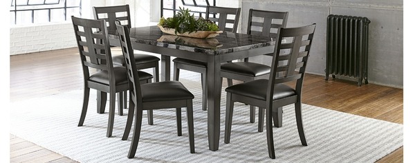 Standard Furniture - Canaan Dining Table, 6 Chairs