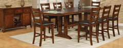 Awf Imports - Hayward Dining Pub Table & 6 Chairs