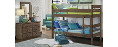 Simply Bunk Beds - Twin/Twin Bunkbed Chestnut