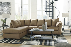 ASHLEY - Darcy Mocha Right Chaise Sectional