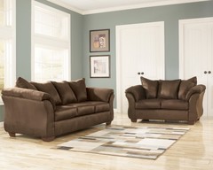 Darcy Cafe Sofa and Love-Seat Set