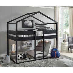 Twin over Twin House Loft Bed