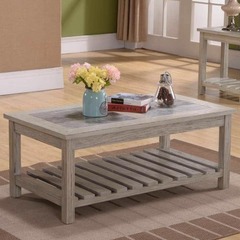 Awf Imports - Artisan Grey Cocktail Table