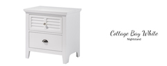 Awf Imports - Cottage Bay White Nighstand