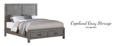 Awf Imports - Copeland Gray Queen Bed