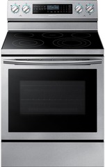 Samsung - Electric Range with 5 elements, Smoothtop, Conv