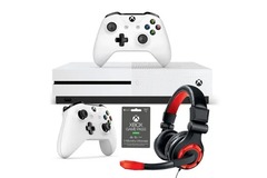 Xbox One S 1TB HDD-2 Controllers & Headset 1m/14d