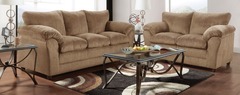 Washington Furniture - Kelly Bark Stationary Sofa & Loveseat Set