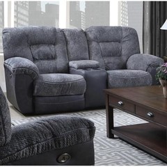 Simmons - Darcy Charcoal Reclining Loveseat