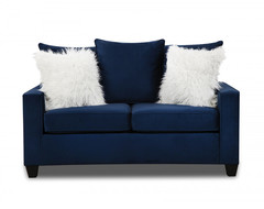 Washington Furniture - Indigo Blue Loveseat