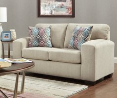 Affordable Furniture Manufacturing - Siverton Platinum Loveseat