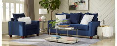 Washington Furniture - Indigo Blue Sofa