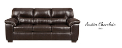Affordable Furniture Manufacturing - Austin Chocolate Sofa