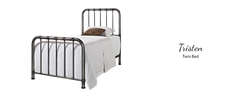 Standard Furniture - Tristen Pewter Twin Bed