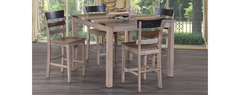 Awf Imports - Cascade Dining Pub Table & 4 Chairs